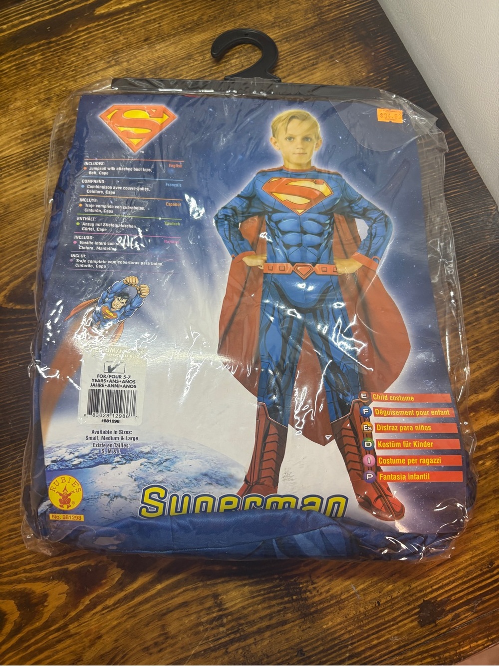 Superman Costumes Boys‎ Size Medium